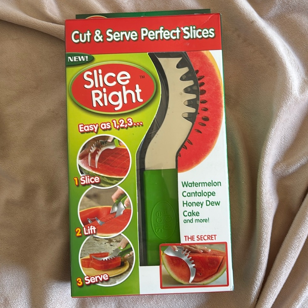 New Slice Right Watermelon Cantaloupe Honey Dew Cake